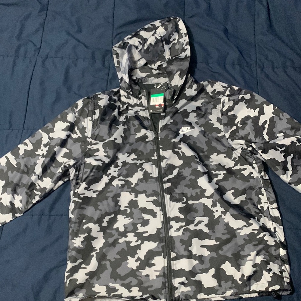 Nike Camo Rain Jacket